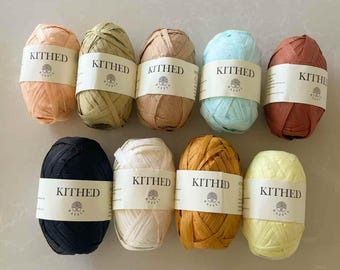 Japońska włóczka rafia: KITHED Natural Fiber do szydełkowania i robienia na drutach