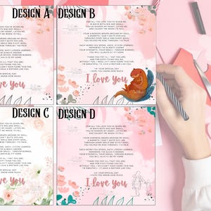 Carte personnalisée pour la fête des mères, poèmes reconnaissants pour maman, cartes personnalisées, carte de remerciement personnalisée, carte personnalisée pour maman