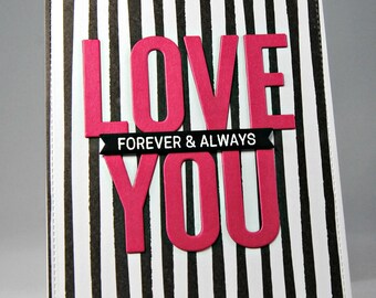 Clean & Simple Valentine's Day Card