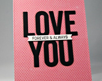 Clean and Simple Valentine's Day Card