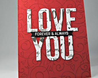 Clean & Simple Valentine's Day Card