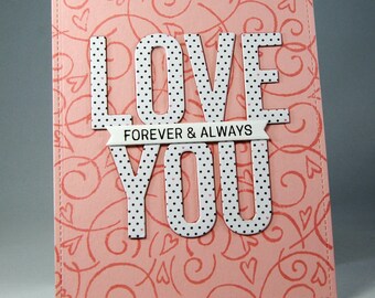 Clean & Simple Valentine's Day Card
