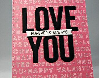 Clean & Simple Valentine's Day Card