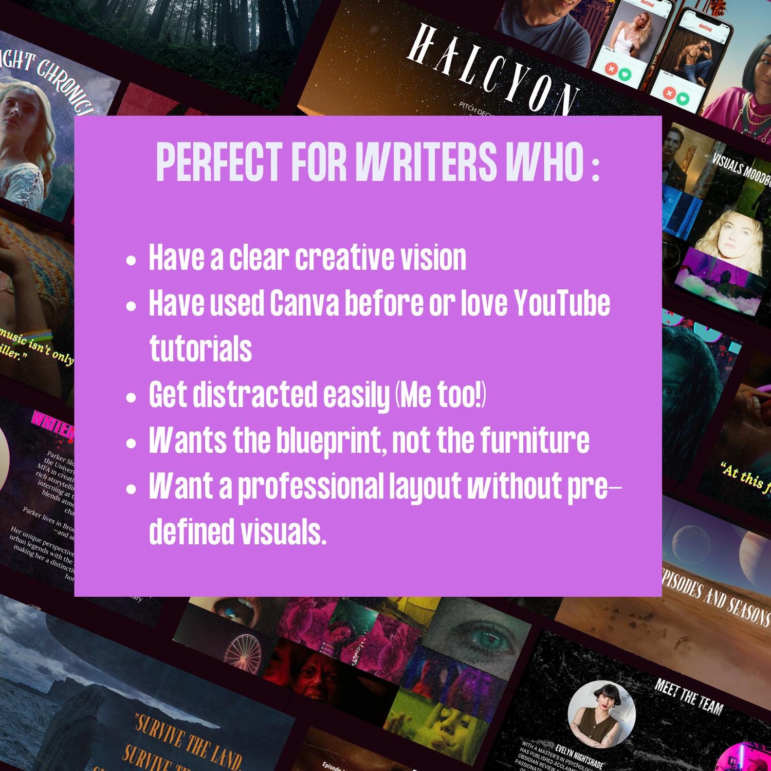 Movie Pitch Deck Template for Screenwriters: 24 Editable Canva Slides ...