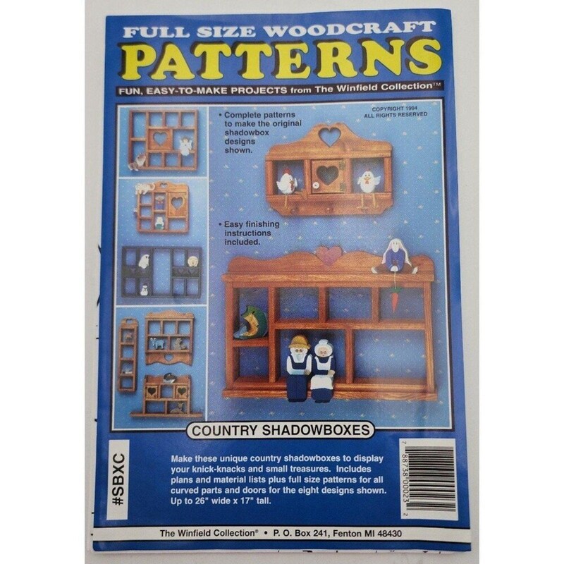 Winfield Woodcraft Patterns Etsy