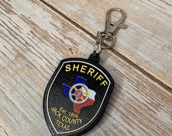 Bureau du shérif du comté de Jack, Texas - Porte-clés