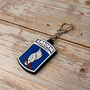 173rd Airborne Brigade "Sky Soldiers" | Collector Patch Keychain Magnet | Military Gift | Army Veteran | Support Our Troops