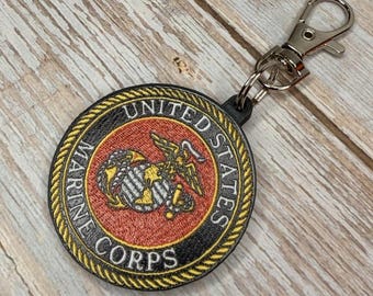 Eagle, globe et ancre du Corps des Marines des États-Unis - Micro-porte-clés