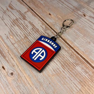 82nd Airborne Division | Collector Patch Keychain Magnet | Military Family Gift | Support Our Troops