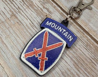 10e division de montagne, armée américaine - Porte-clés