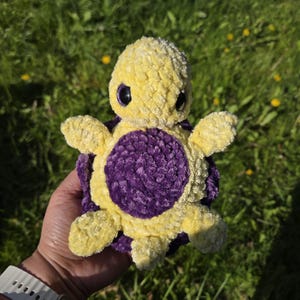 Adorable Crochet Turtle Stuffed Animal Plush – Cute Handmade Amigurumi Toy| Gifts|