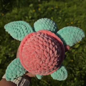 Plush Sea Turtle Stuffed Animal – Cute Soft Handmade Ocean Buddy | Gifts | Desk Decor