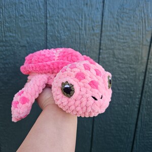 Mathilda the Sea Turtle Plush – One-of-a-Kind Handmade Amigurumi, Soft & Cuddly, Ready to Adopt!
