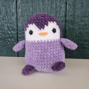 Handmade Amigurumi Penguin Plush – Cute Crochet Animal Toy – Soft Stuffed Penguin Gift for Kids & Penguin Lovers