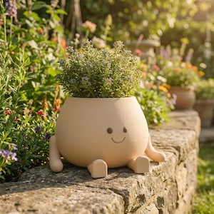 Happy Indoor Flower Pot (different sizes and colours)