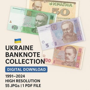 Ukraine vintage money Collection 1991  High-Resolution old money antique money