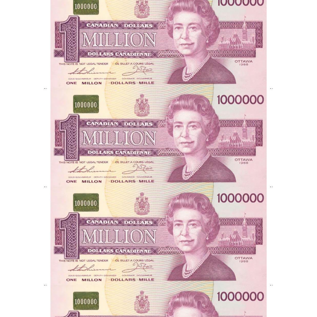カナダの100万ドルのビンテージ紙幣古いお金 - Etsy 日本