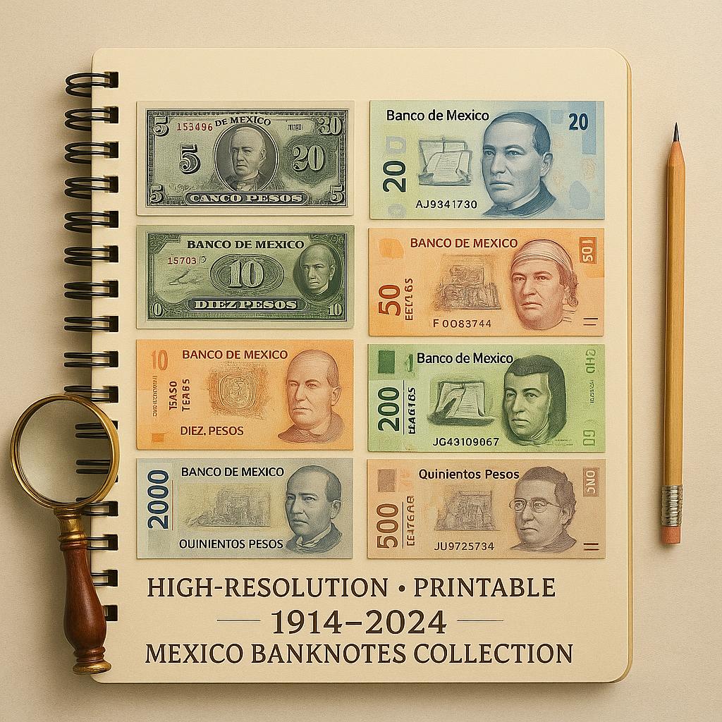 Mexico banknotes - Etsy 日本