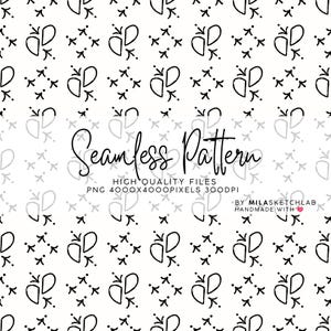 Minimal Pattern Astratto in Bianco e Nero, PNG 300 DPI 4000 × Pixel