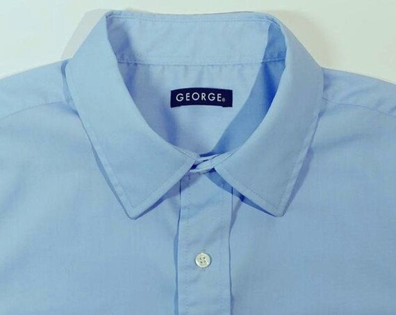 Large 1990s Oxford Shirt 15 Collar 