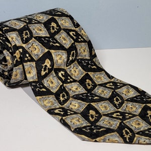 Designer J.T. Beckett 67x4 Import 100% Silk Necktie Extra Long Abstract Design Office Business Menswear Made In USA Collector Neckwear Gift image 7