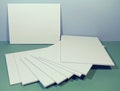10, 8x8, 8x10, 8x11, 8.5x10, or 8.5x11 White Foam Board Precut Foamcore Craft Supply Art Back Mount Artprint Picture Framing Artwork Display