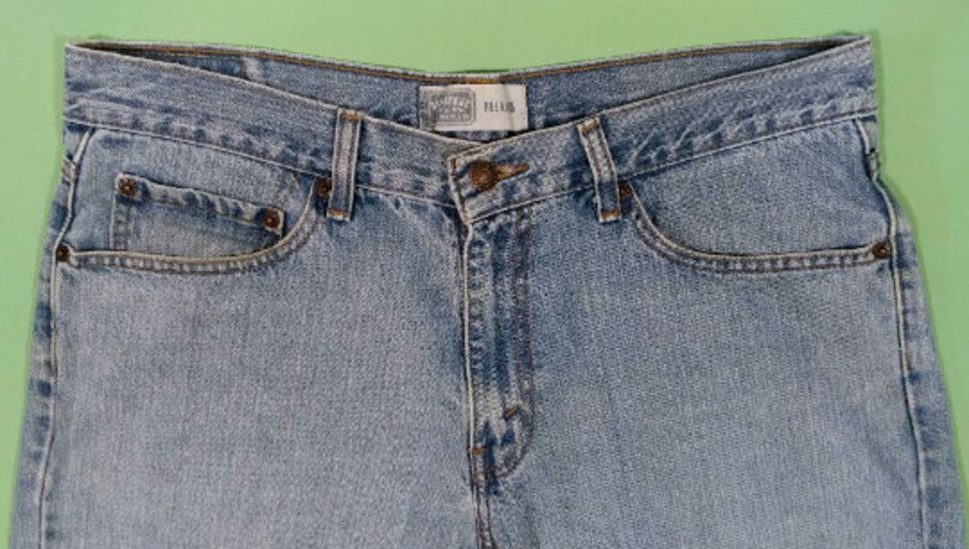 I jeans by buffalo denim Jean Jacket medium wash men's size large | eBay