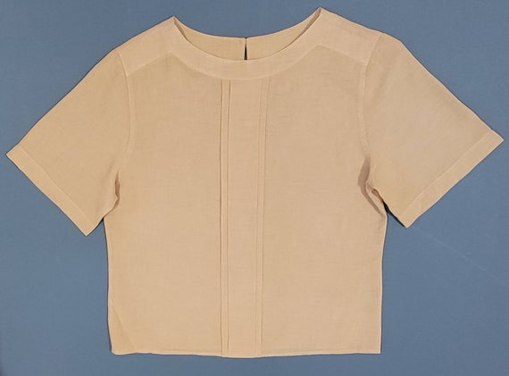 1980s Pierre Cardin Designer Bust 42 Short Sleeve… - image 4