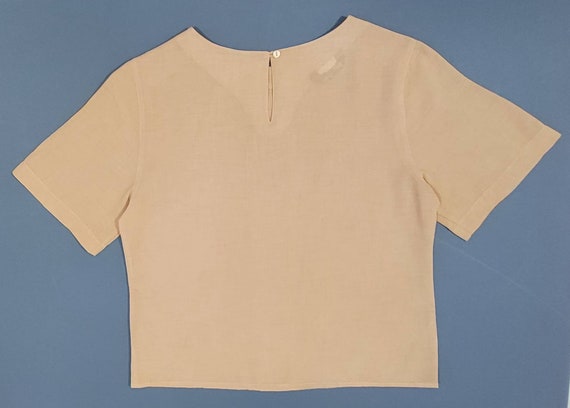 1980s Pierre Cardin Designer Bust 42 Short Sleeve… - image 5