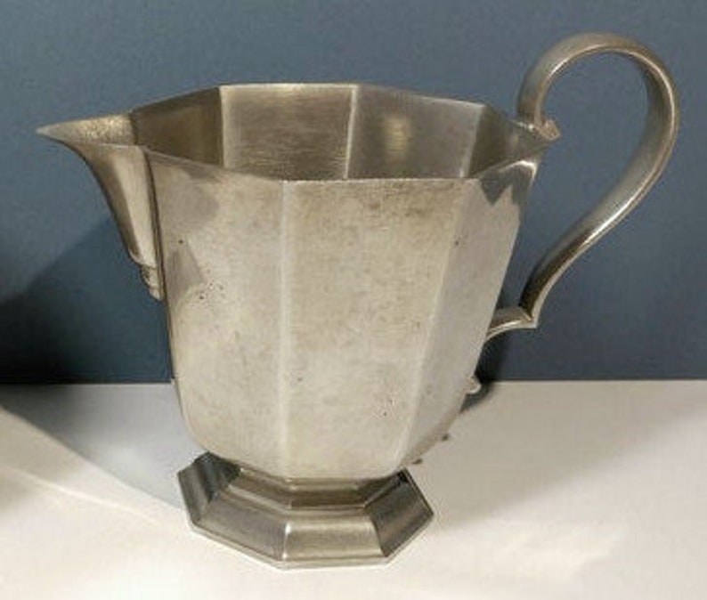 1970s Gorham Pewter Azúcar & Creamer Octette Patrón Hollowware Etsy
