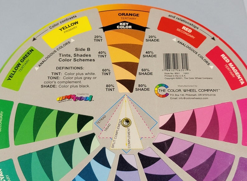 Most Simple Color Wheel Small Size Color Wheel by Cmy Primary /beginner to Advance Art Supply ...