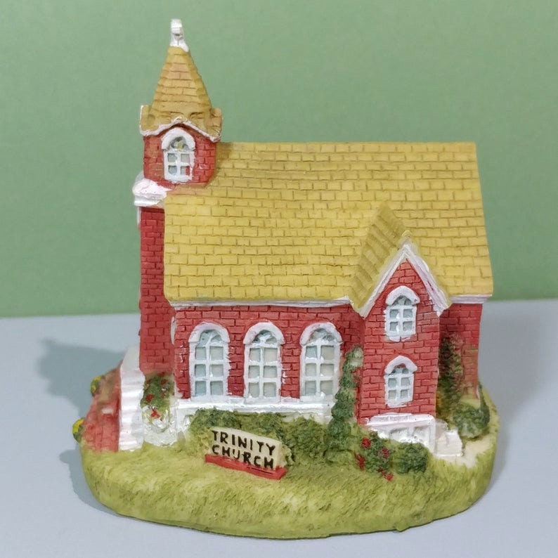 1995 Liberty Falls Trinity Church Miniature Ah88 The Americana Uk - American Fall Home Decor Uk 1995 Liberty Falls Trinity Church Miniature Ah88 The Americana Uk - American Fall Home Decor Uk