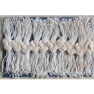 250pcs Pre-cut String 9" Twine Eggshell White Natural Organic Cotton Cord Ready To Use Supply Clothing Hang Tag Craft Gift Favors Pricing