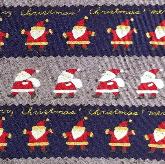58x4,100% Silk Santa Claus Necktie by Hallmark Li… - image 4