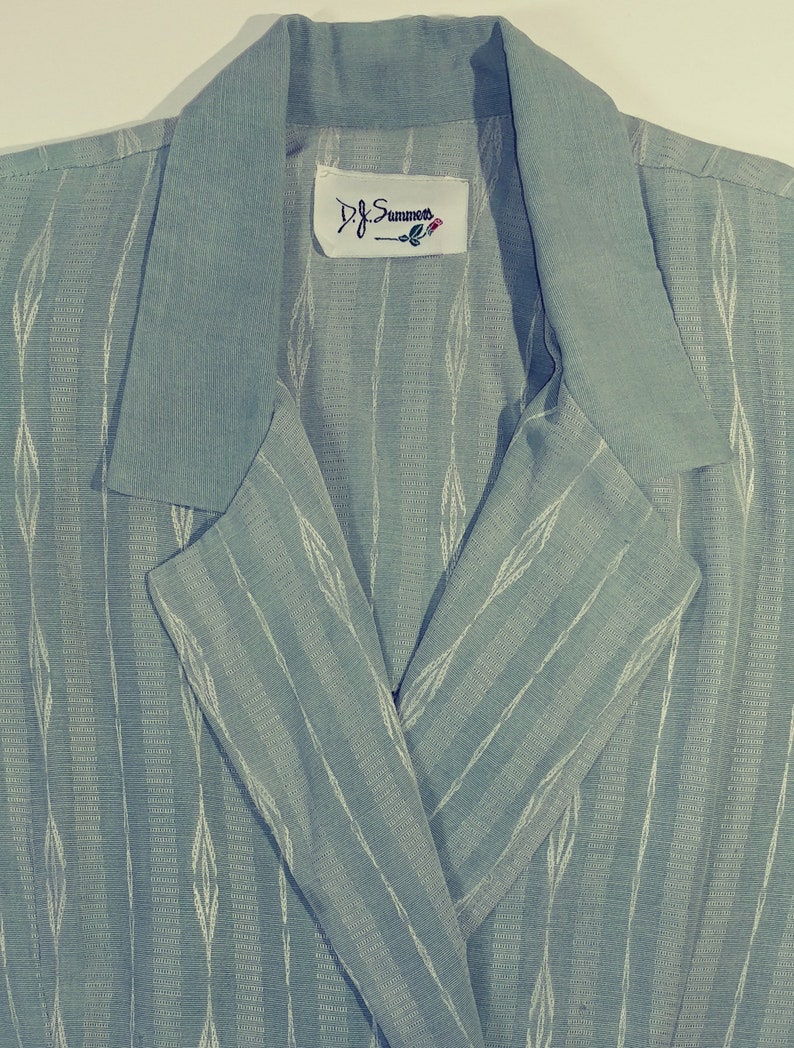 Summers Designer Sage Green Color Suit Top Long Sleeve Lightweight Office Secretary Career Business Fashion Jacket 1980s Ladies Blazer D.J