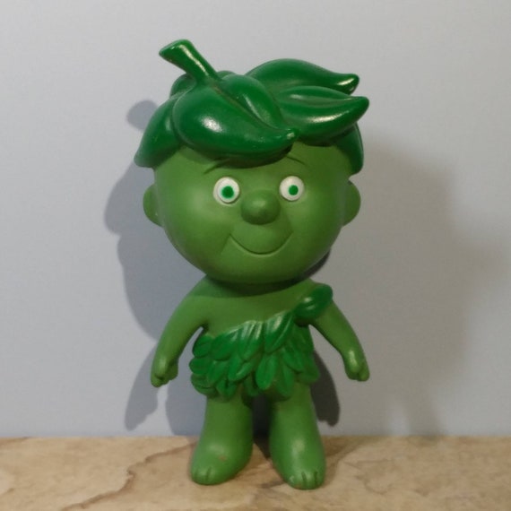 NEW 1996 LITTLE JOLLY GREEN GIANT VINYL SPROUT DOLL