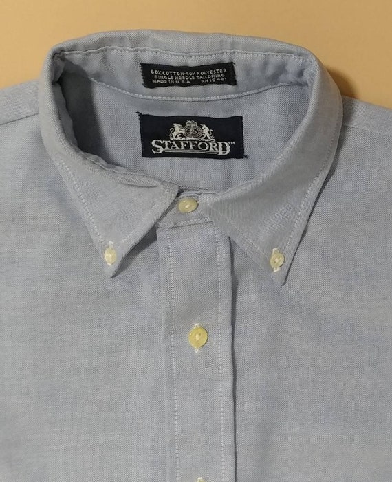 stafford button down collar shirts
