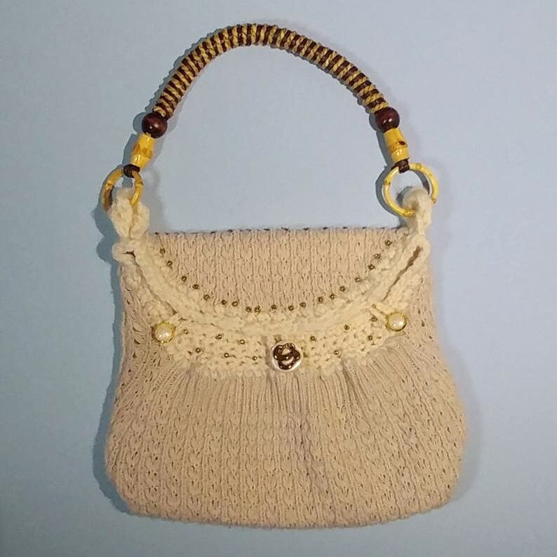 finger crochet bolsa
