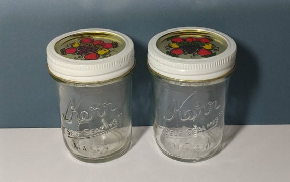 Embossed Glass Storage Food Preserve Preserving Jar Gold Finish Lid Kitchen Tidy