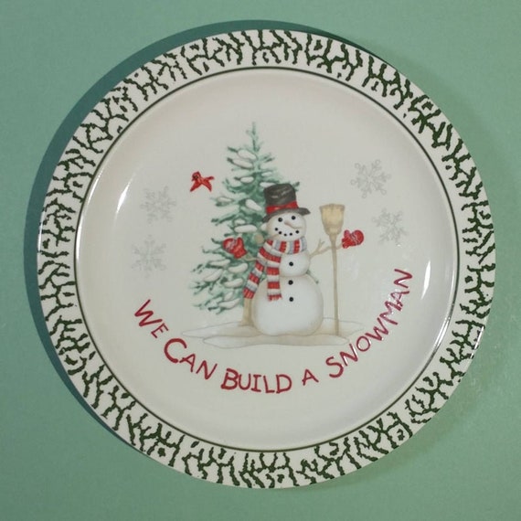 Disney Direct 9” Dinner/Dessert Plate Vintage Christmas Peter Pans Tinkerbell 