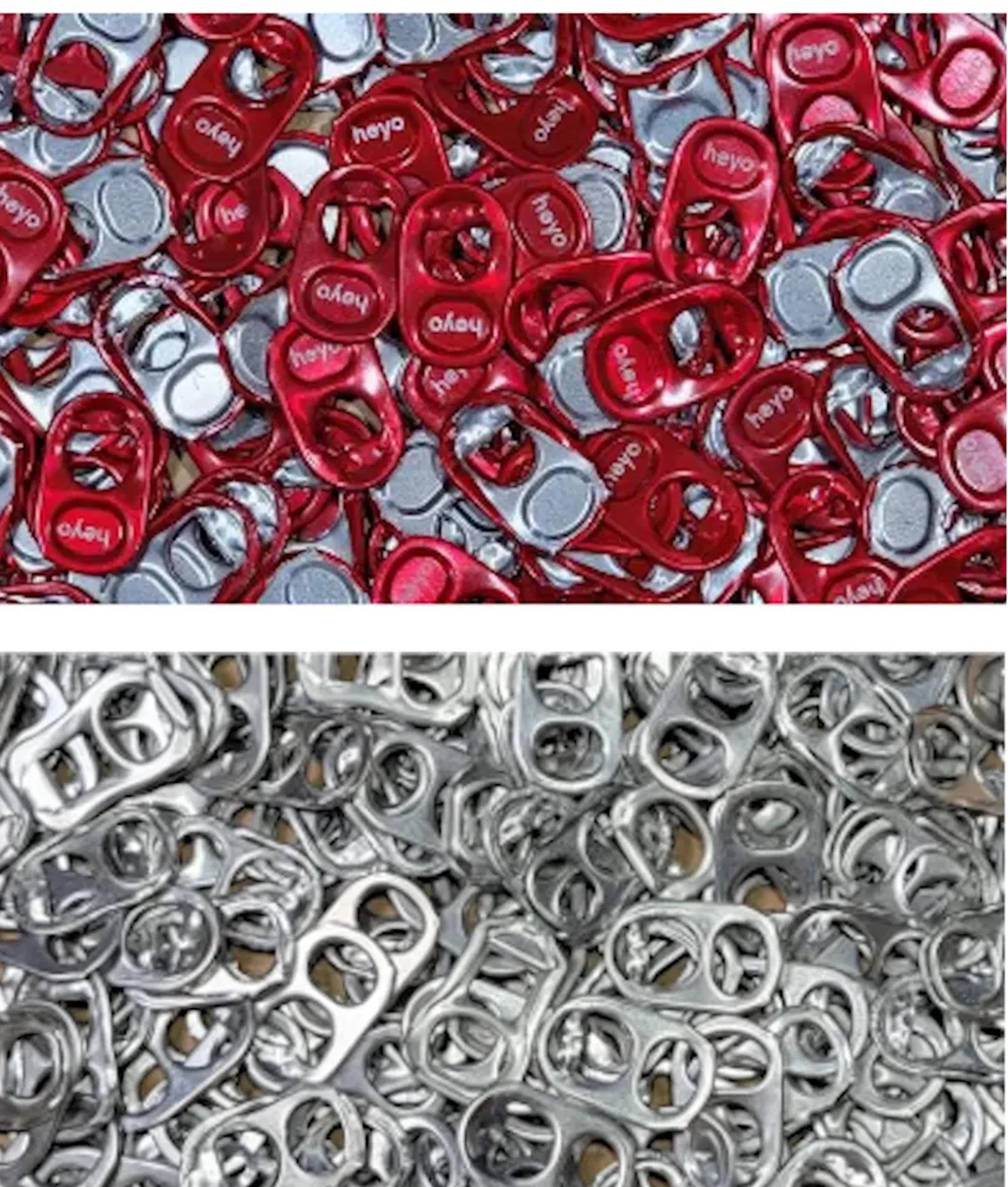 Lot De 885 Anneaux De Canette De Soda En Aluminium - Couleur Ton Argent