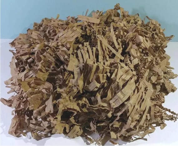 6-12 oz. 100% Natural Brown Packing Paper Shred, Sustainable FOR Basket Box Gift Package Filler Shipping Bedding Moving Eco-friendly Supply