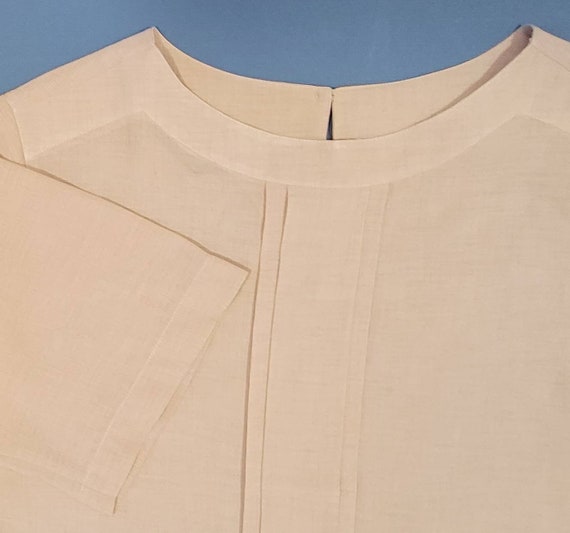 1980s Pierre Cardin Designer Bust 42 Short Sleeve… - image 3