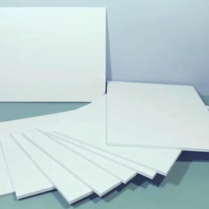 Tablero de espuma blanco precortado de 5, 9x9, 10x10, 9x10, 9x11, 10x11 o 11x11, arte para manualidades, montaje posterior, impresión artística, enmarcado de imágenes, exhibición de obras de arte