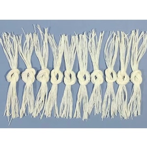 250 peças de cordão pré-cortado de 9" fio casca de ovo branco algodão orgânico natural pronto para uso fornecimento de roupas etiqueta pendurada artesanato presente favores preços