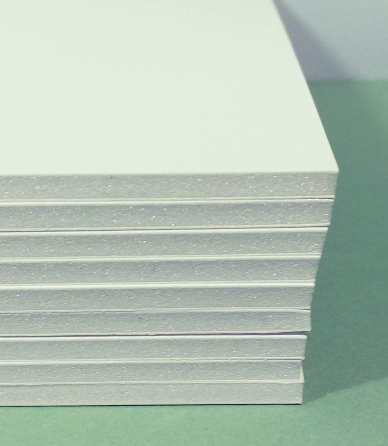 10 11x14 White Foam Board Precut Foamcore Artist Craft Supply Etsy
