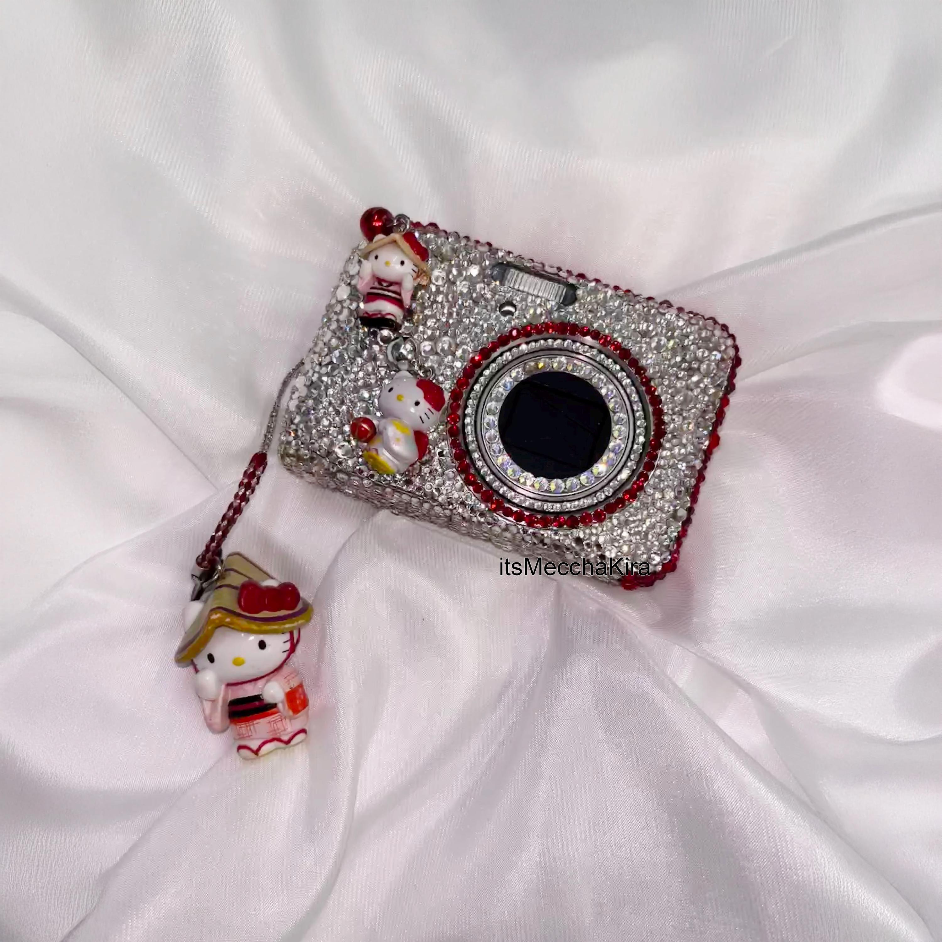 Vintage Bedazzled Y2k Digital Camera Rhinestone Bling Awa Odori
