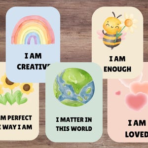 Affirmation Cards for Kids Printable Kids Affirmation Cards Positive Affirmation Cards for Kids Printable Affirmation Cards for Children PDF
