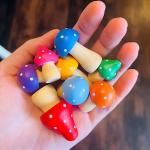 Rainbow Mushroom Sorting Toy – Montessori Fine Motor Skills Educational Play for Kids image 4