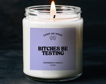 Funny Bestie Soy Candle | Gift For Her | Mental Health Gift | Scented Soy Candle | Aesthetic Decor | Bestie Gifts | Birthday Gift | Candle